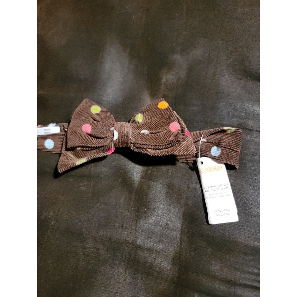 Gymboree winter cheer polka dot headband accessories nwtโ